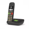 Gigaset E290A Telefon analogowy/DECT z identyfikacją numeru Czarny