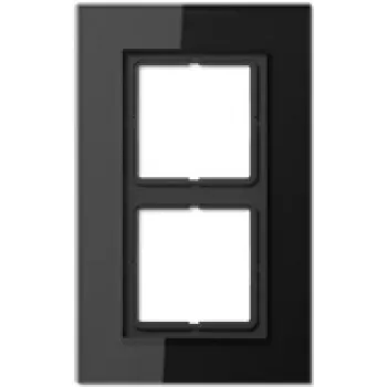 JUNG LSP 982 GL SW - Schwarz - Glas - 115 mm - 186 mm - 1 Stück(e)