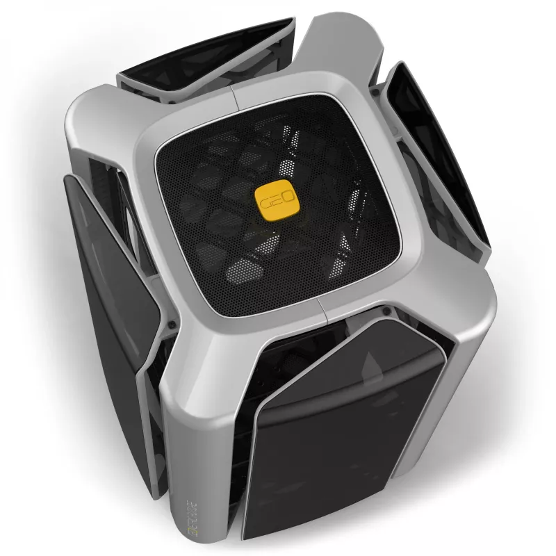 Computer Case Geometric Future M2 THE ARK Case TG - szary