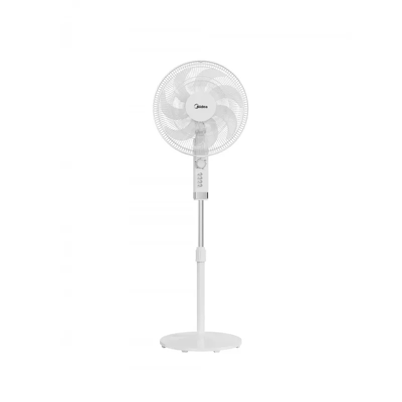 Midea FS40-23MT | Wentylator stojący | Biały | Średnica 40 cm | Liczba prędkości 3 | Oscylacja | 50 W
