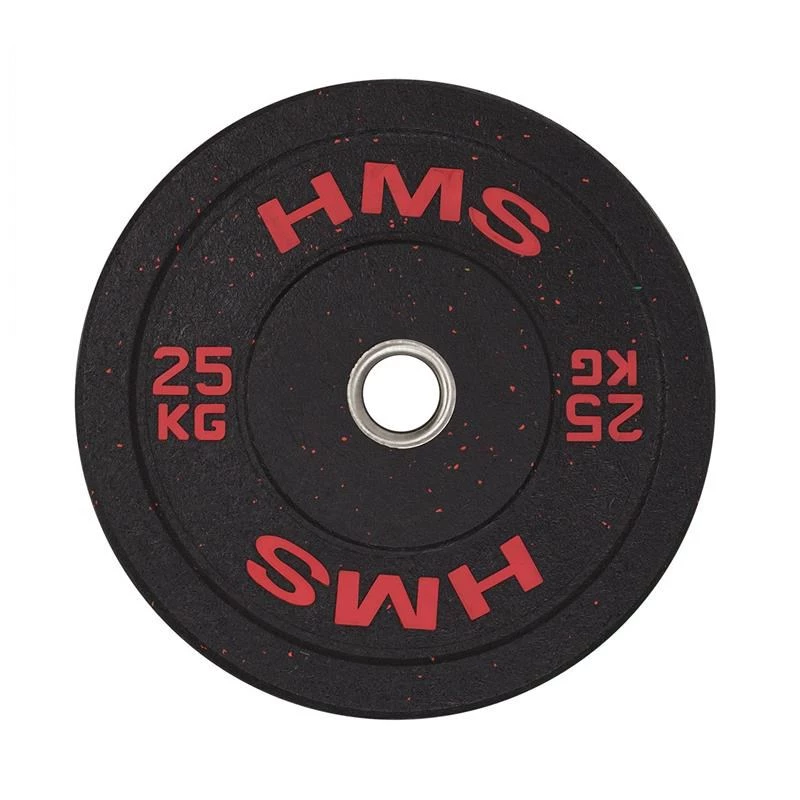 HMS Fitness HTBR25 1 szt. Olympic gumowany krążek obciążeniowy