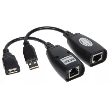 Genway USB-EX-50 koncentrator interfejsów USB 2.0 Czarny