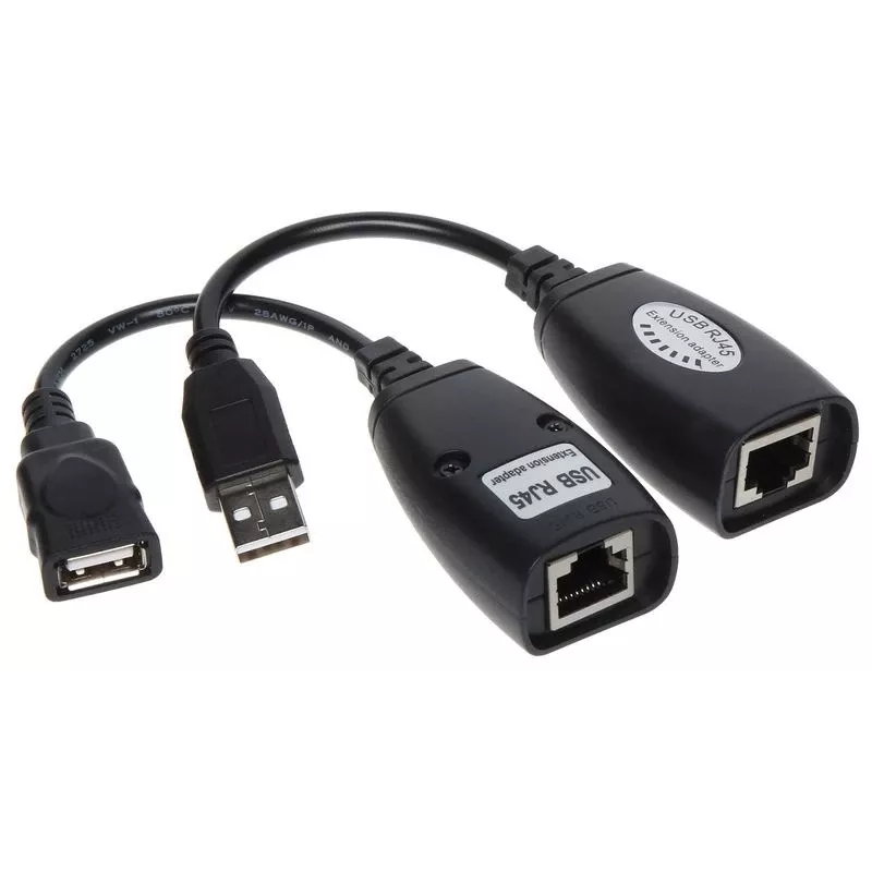 Genway USB-EX-50 koncentrator interfejsów USB 2.0 Czarny