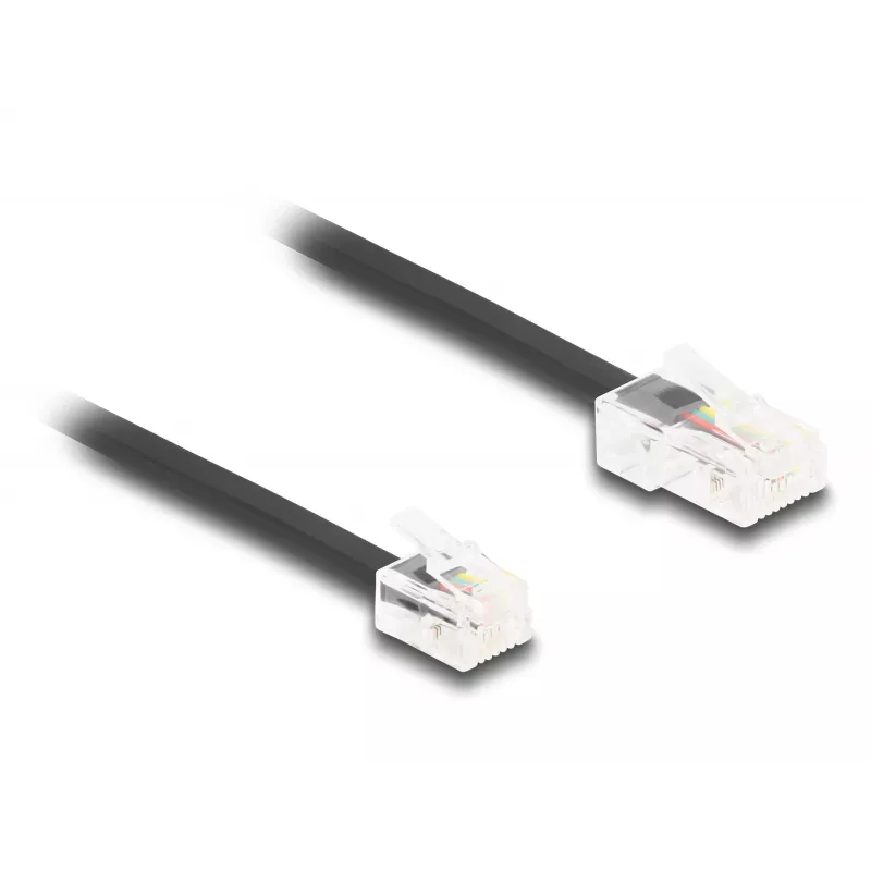 Kabel telefoniczny DeLOCK RJ45 do RJ11 czarny 3 m