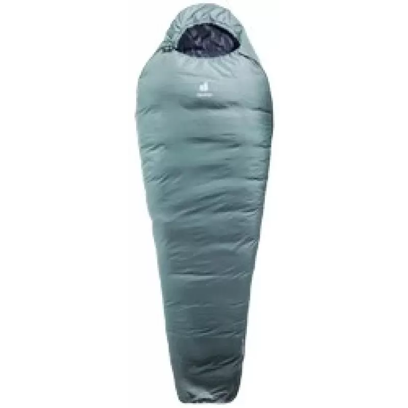 Śpiwór Deuter Orbit +5° L dla dorosłych szary szer. 2,2 m obj. 14 l