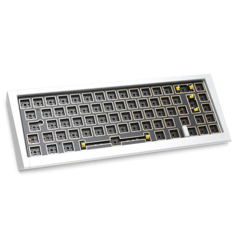 Klawiatura Ducky Outlaw 65 Uniwersalna USB Srebrna Mechaniczna RGB LED
