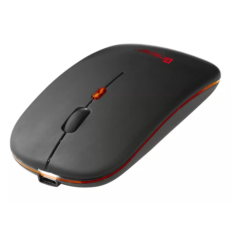 Mysz Tracer cienki RF 2.4 GHz/BT Czarna