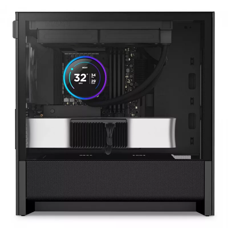 NZXT H3 Flow Micro ATX Obudowa z przepływem powietrza - Czarny