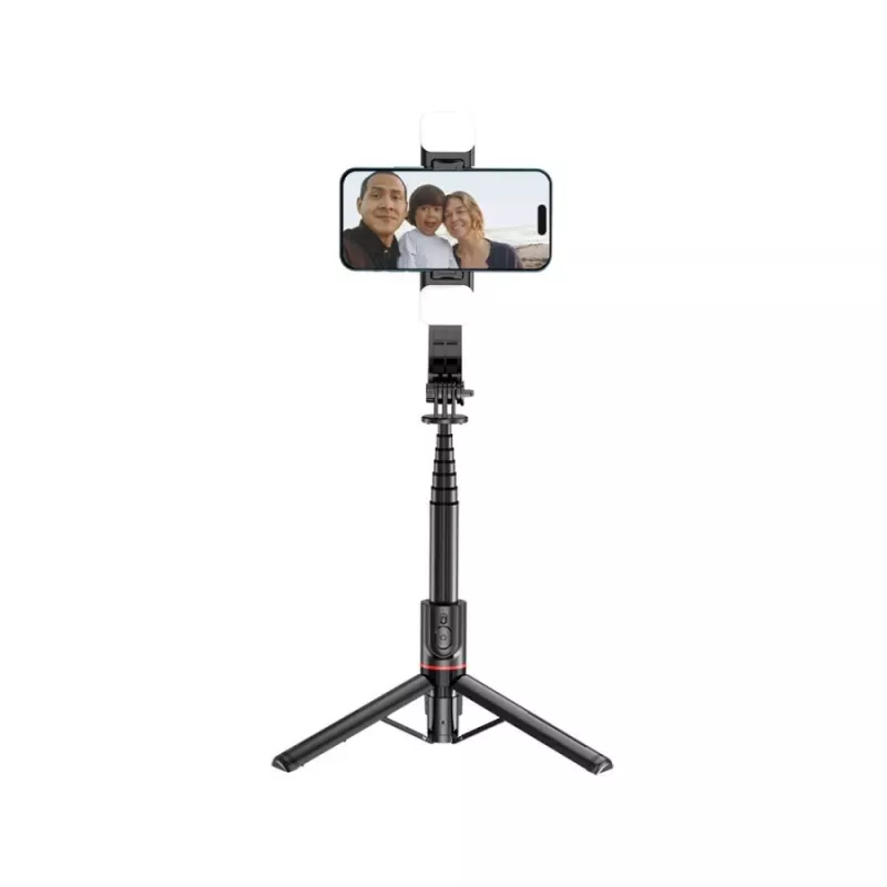 Tech-Protect L05S Selfie Stick ze statywem lampa LED sterowanie Bluetooth-Remote Control