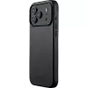 Mujjo Full Leather Case Etui na iPhone 17 Pro Max czarny