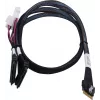 Kabel SAS ADAPTEC Microchip Technology 2305500-R SlimSAS ×8 do 2×2SFF-8639 U.2, 0,8 m, czarny