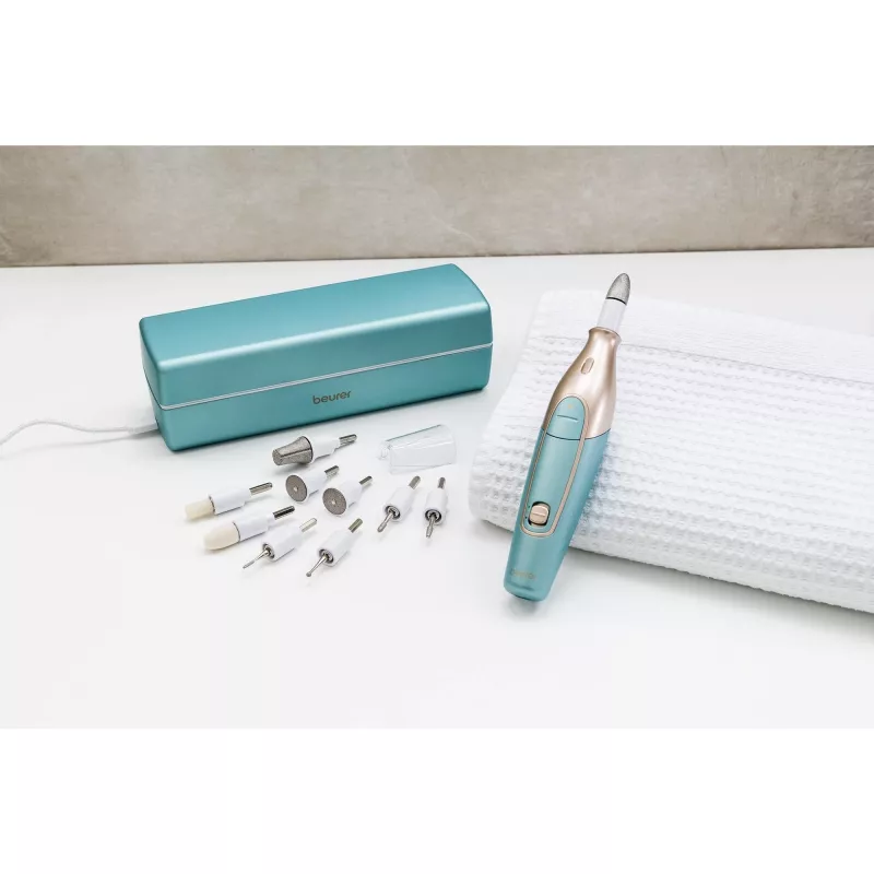Zestaw do manicure i pedicure Beurer MP 84 turquoise gold (570 02) BEURER02) BEURER 02) (570.02)