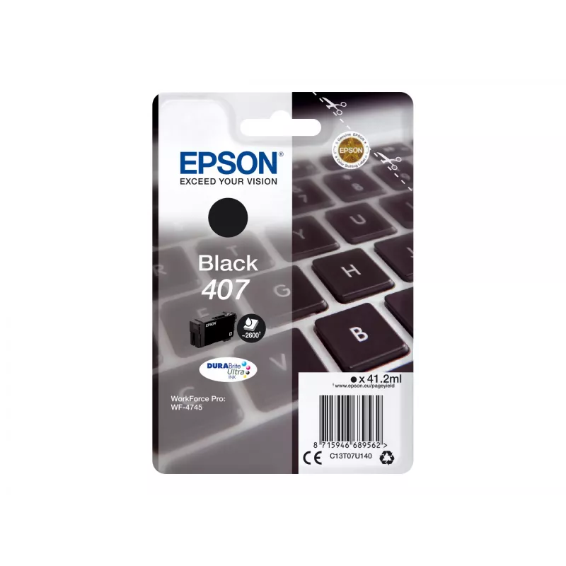 Epson WF-4745 wkład atramentowy 1 szt. Oryginalny o wysokiej wydajności (XL) Czarny