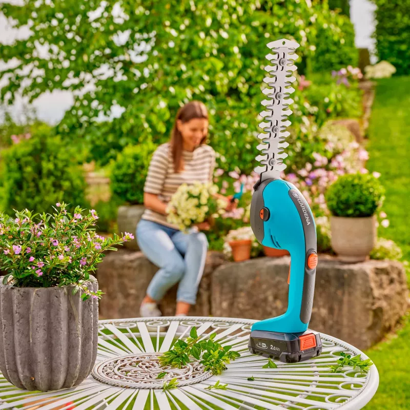 Bezprzewodowe nożyce do trawy GARDENA 14750-55 20 cm 18 V Zielony Szary