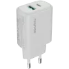 Ładowarka CANYON OnCharge 250 25W 1xPD 1xQC EU Biała