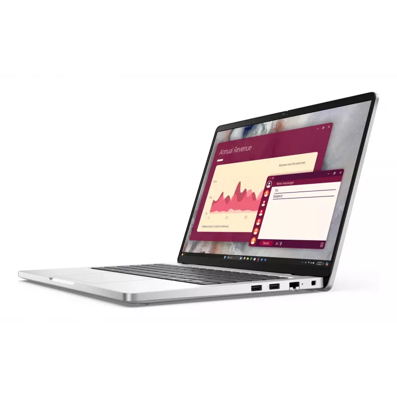 Laptop Dell Pro 14 — Intel Core Ultra 7 265U, 14 cali FHD+ 1920×1200, 16 GB DDR5, 512 GB SSD, Windows 11 Pro, Platinum