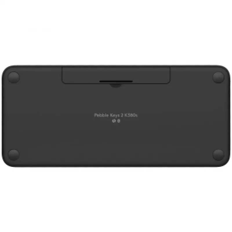 Logitech Pebble Keys 2 K380s - Klawiatura - Bezprzewodowa - Bluetooth LE - QWERTZ - Niemiecka - Tonal Graphite (920-011795)