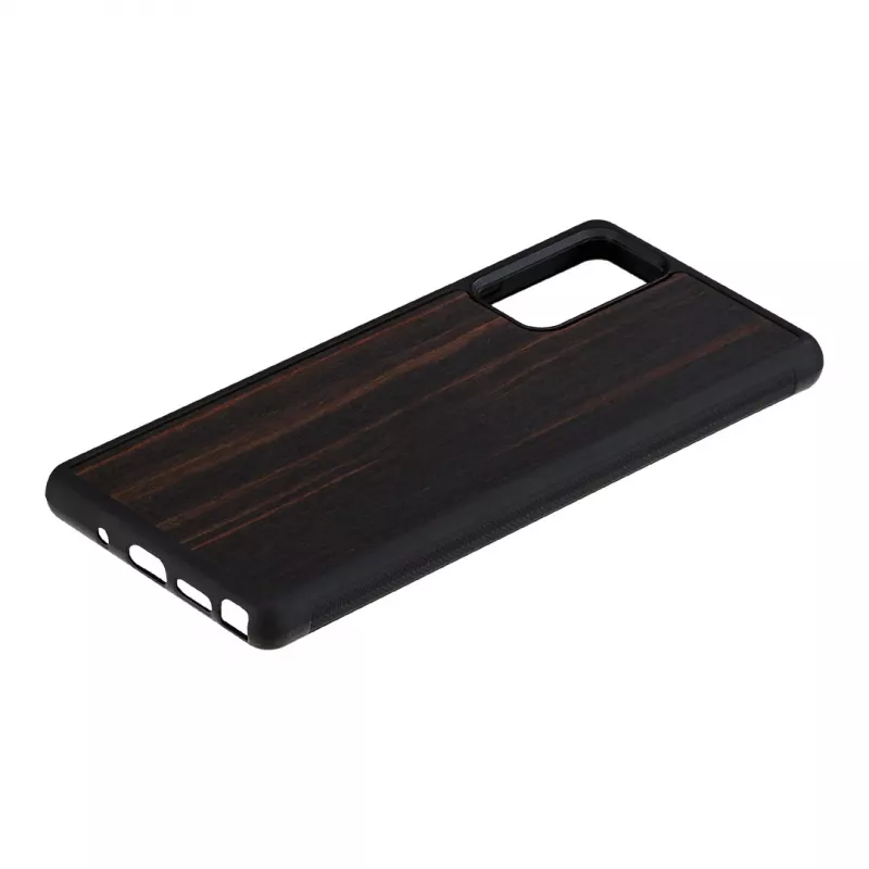 Ochronne etui na telefon Man and Wood do Samsung Galaxy Note 20 — czerń hebanowa
