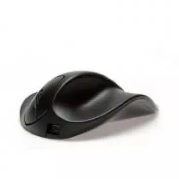 BakkerElkhuizen HandShoeMouse Mała Bezprzewodowa, Praworęczna, Optyczna, RF Wireless, 1000 DPI, Czarny