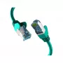 Kabel krosowy EFB-Elektronik RJ45 z przewodem surowym Cat.7, zielony, 1 m, S/FTP PIMF, kabel sieciowy LAN DSL