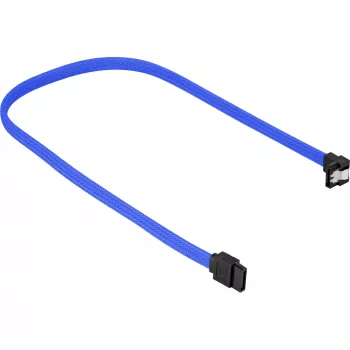 Kabel SATA Sharkoon SATA 3 0,3 m 7-pin Czarny Niebieski