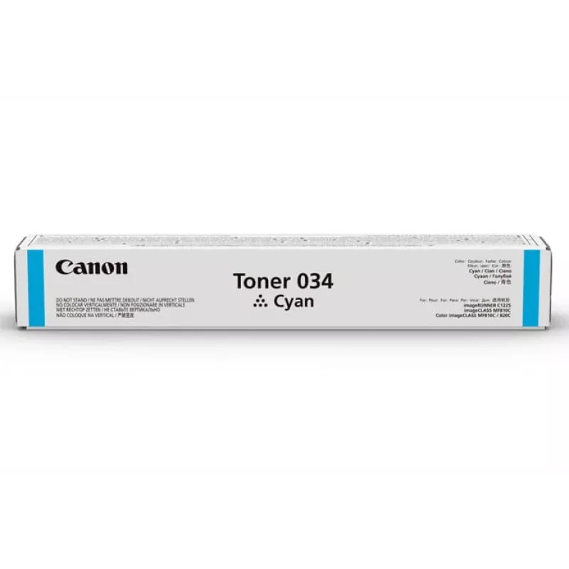 Canon 034 kaseta z tonerem 1 szt. Oryginalny cyjan