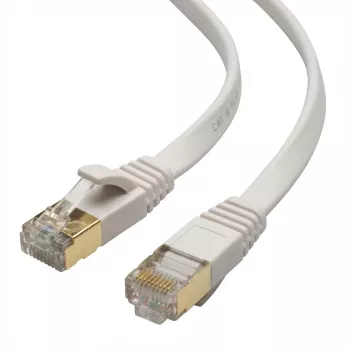 Kabel krosowy Captiva 80280 RJ45 CAT 8 1m biały