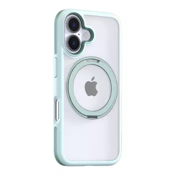 Etui ochronne Torras Ostand R Fusion do iPhone 16 — Zielone, smukłe etui ochronne z precyzyjnymi wycięciami