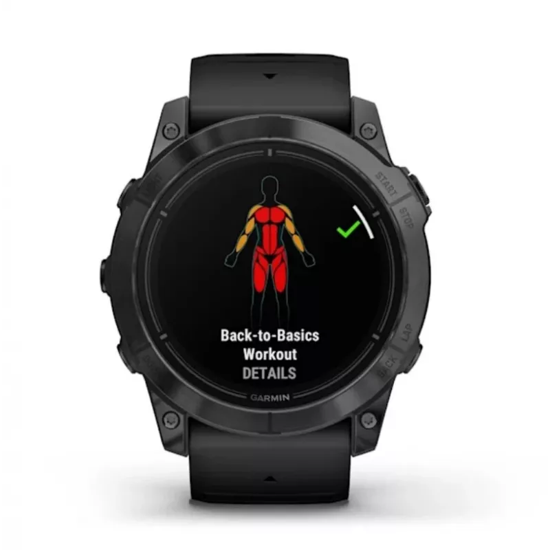 Smartwatch GARMIN epix Pro (Gen 2) — 1,4 cala AMOLED 454×454, 32 GB, GPS, Wi‑Fi, Bluetooth, koperta 51 mm, 98 g, czarny silikon