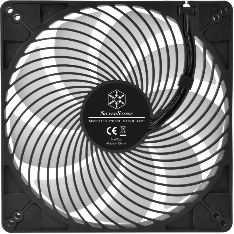 SilverStone Air Penetrator 184i ARGB 180mm Wentylator obudowy - Czarny