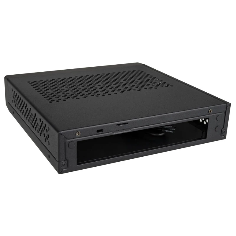 Akasa Cypher MX3 - Mini Tower - PC - SGCC - Czarny - Thin Mini-ITX - Dysk twardy - Zasilanie (A-ITX38U3-M1B)
