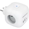 Listwa zasilająca QOLTEC 52548 z 3 gniazdami AC i portem USB