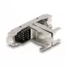 DeLOCK RJ45 Coupler LSA to LSA Cat.8.1 toolfree Czarny
