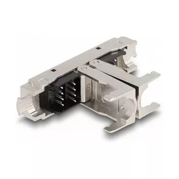 DeLOCK RJ45 Coupler LSA to LSA Cat.8.1 toolfree Czarny