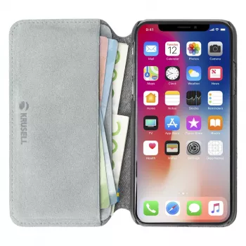 Etui z klapką Krusell Broby 4 Card SlimWallet iPhone XS Max