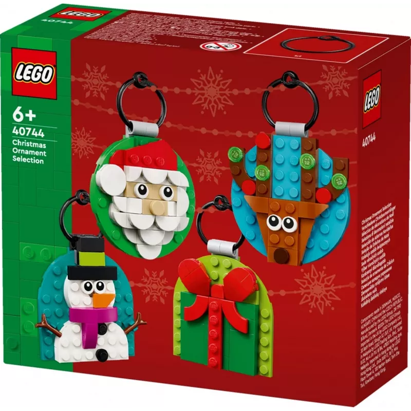 Zestaw ozdób świątecznych Bricks Iconic 40744