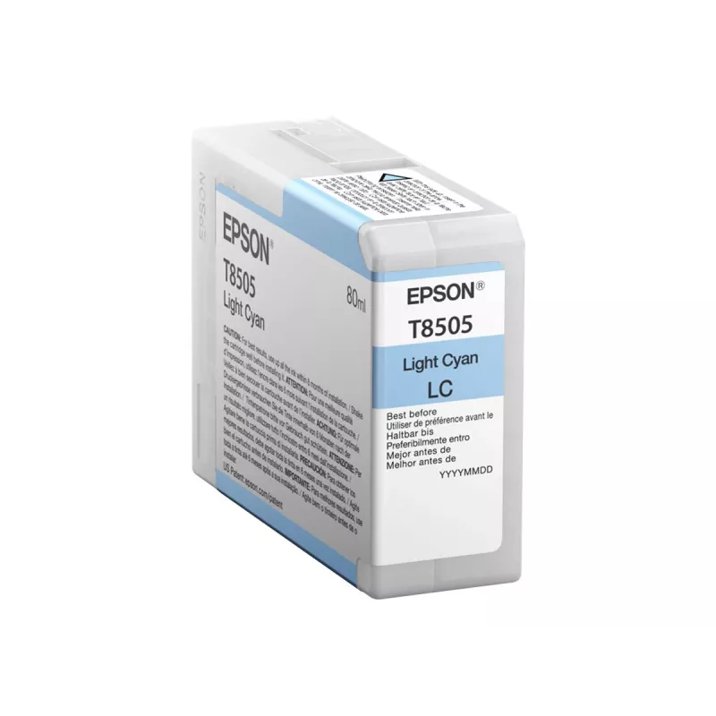 Epson Singlepack Jasnocyjanowy T850500, Jasnocyjanowy, atrament pigmentowy, 80 ml, 1 szt.