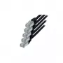 Kabel sieciowy S/CONN czarny Cat6 S/FTP 0,5 m