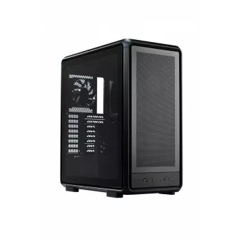 PC Midi Tower Cooler Master MasterFrame 500 Mesh — Czarny z przezroczystym bokiem, obsługa ATX/EATX, 2x200mm przód, 1x120mm tył
