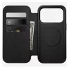 Skórzane etui z klapką Nomad Modern Leather Folio na iPhone 17 Pro — brązowe, pasuje do 6,3 cala (16 cm), 4 kieszenie na karty