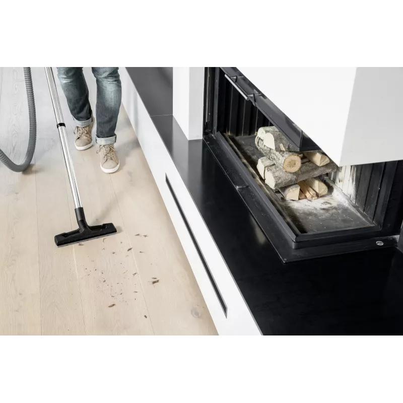 Odkurzacz do popiołu Karcher AD 4 Premium — 17 l, 600 W, bezworkowy, wąż metalowy, rura chromowana