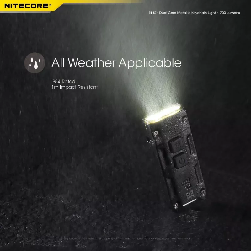 Nitecore TIP SE Czarna latarka ręczna LED
