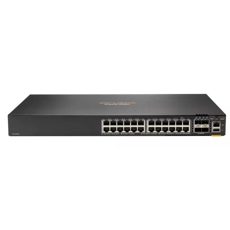 Przełącznik zarządzalny Aruba CX 6200F 24G Class-4 PoE 4SFP+ 370W L3