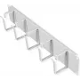 Patch panel ROLINE 19-calowy 2 U szary stal 480x85x80mm