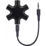 SpeaKa Professional SP-7870556 Kabel Interfejs/Adapter płci 3,5 5x 3,5 Czarny (SP-7870556)