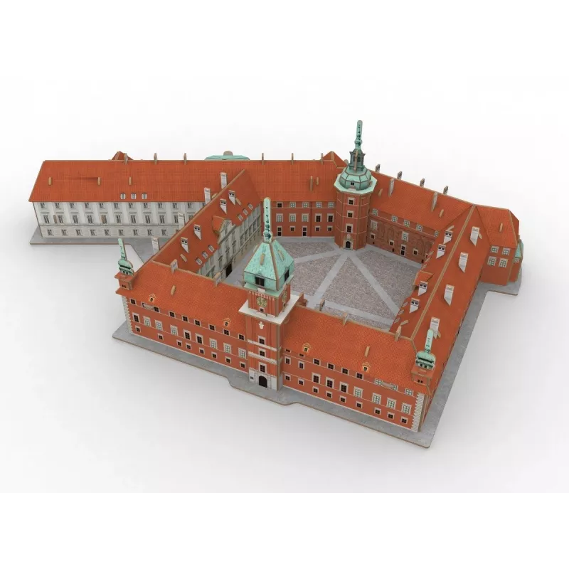 Puzzle 3D Cubicfun Zamek Królewski w Warszawie model 306-20268 – kartonowy model architektoniczny, skala i liczba elementów nieokreślona