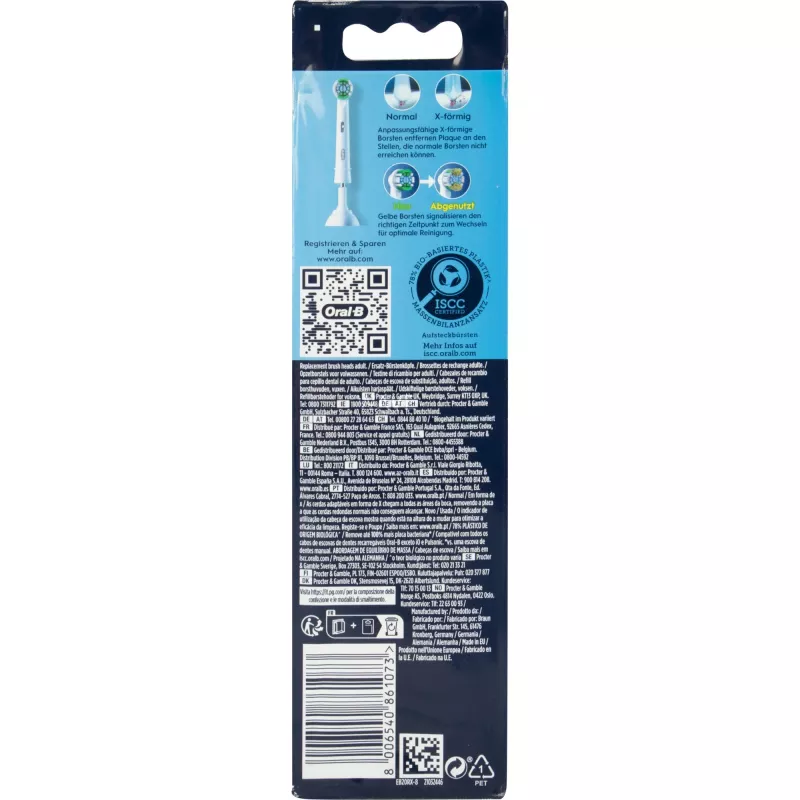 Końcówki wymienne Oral-B Sonic do szczoteczki do zębów 8 szt., model 861073, Precis biały