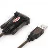 Przewód szeregowy UNITEK Y-105A Czarny 1,5 m USB Type-A DB-9
