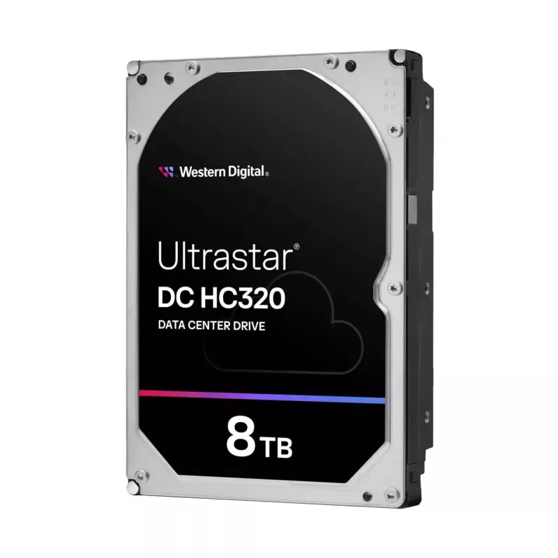 Wewnętrzny dysk twardy SAS 3,5 cala Western Digital Ultrastar DC HC320 8 TB, 7200 RPM, 12 Gbit/s, 256 MB cache