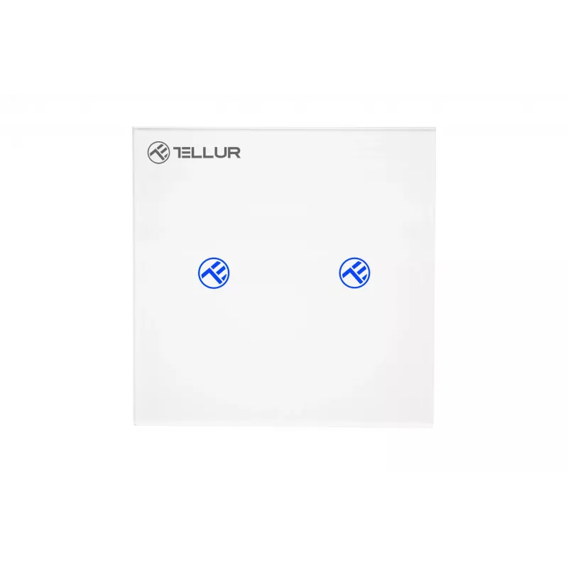 Inteligentny przełącznik WiFi Tellur SS2N — 2-portowy, łączna moc 1800 W, 10 A na kanał